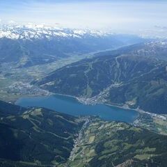 Flugwegposition um 10:13:30: Aufgenommen in der Nähe von Gemeinde Zell am See, 5700 Zell am See, Österreich in 2812 Meter